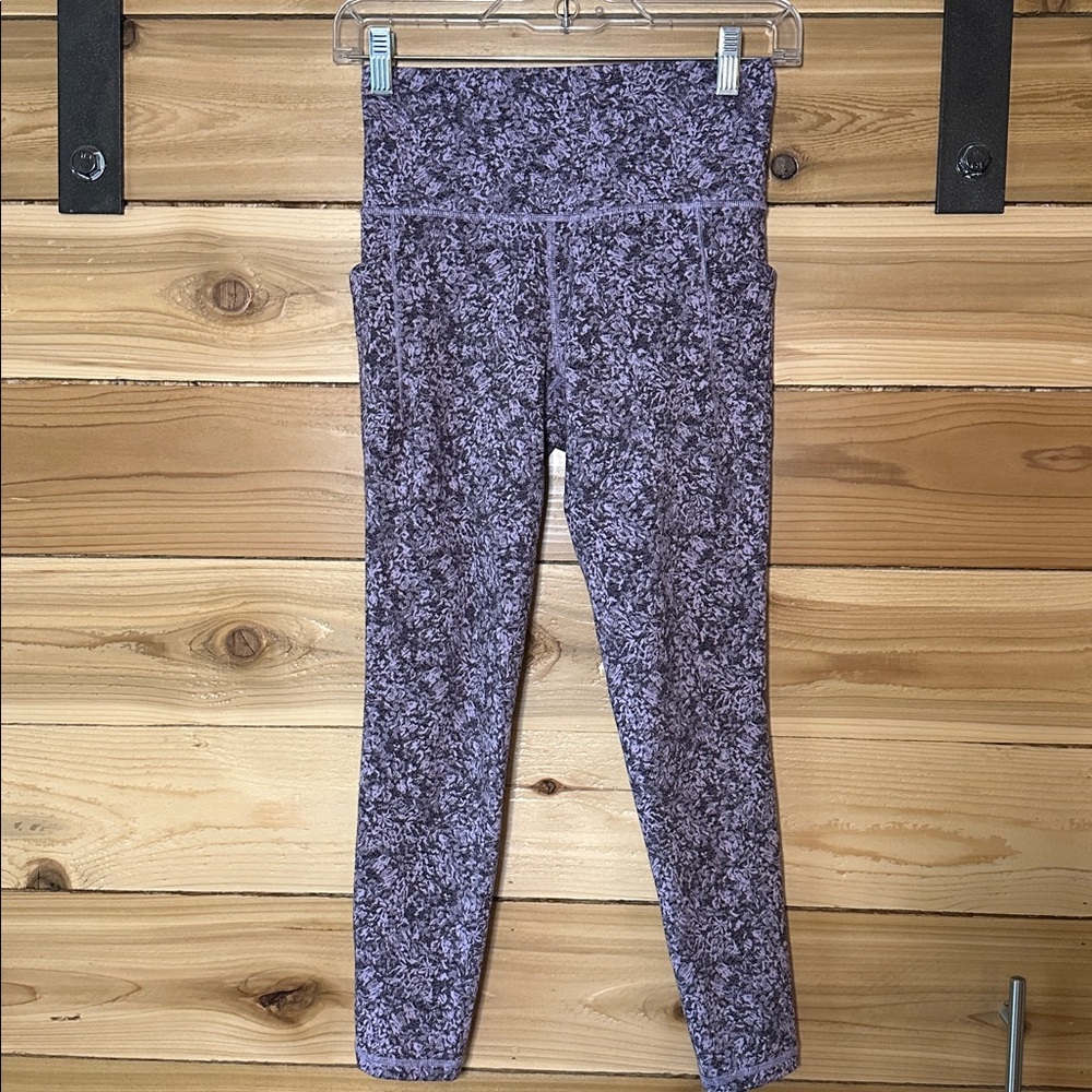 Athleta Purple High-Waisted Leggings
